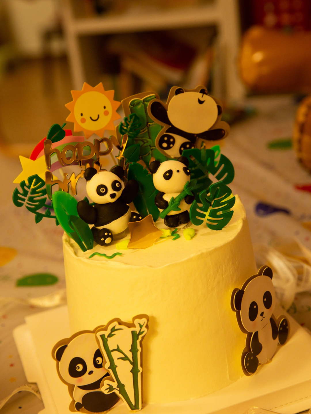 洛阳私房蛋糕卡通小熊猫蛋糕