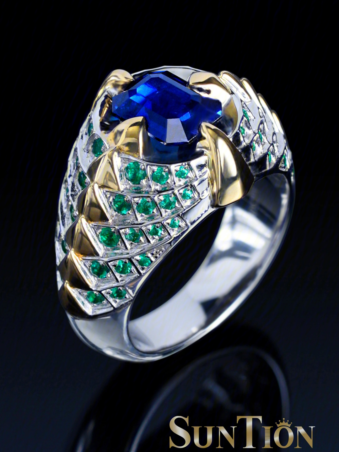 男士珠宝60一枚属于男士的高级蓝宝石戒指75