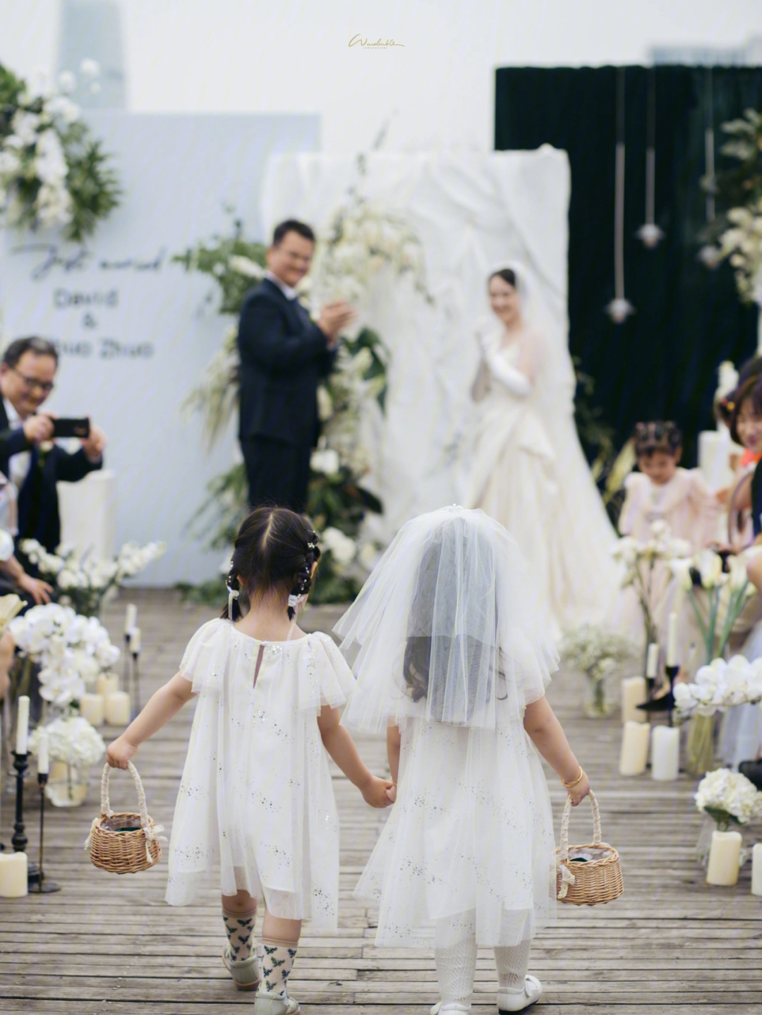 花童婚礼现场祝福语图片