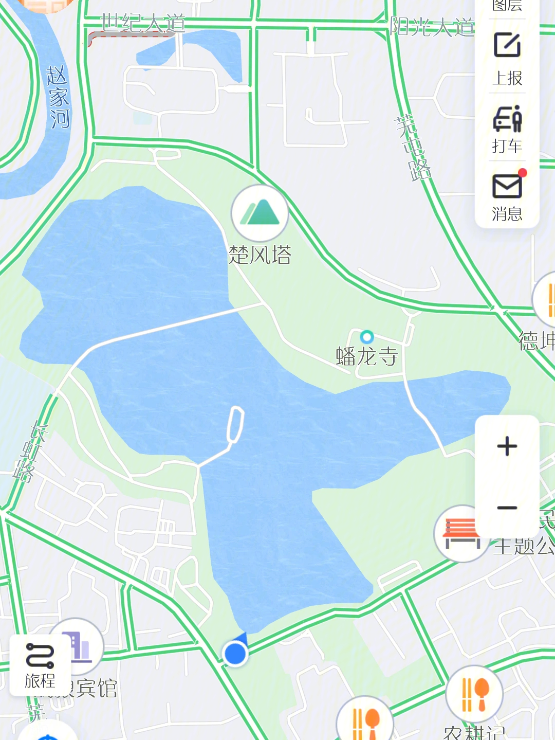 揭阳东湖公园路线图图片