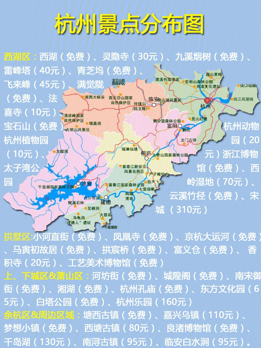 …93图一:杭州景点分布图93图二