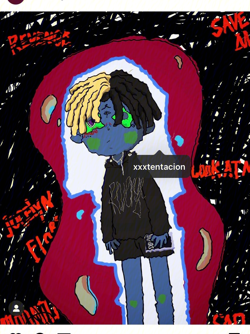 几张以前画的xxxtentacion