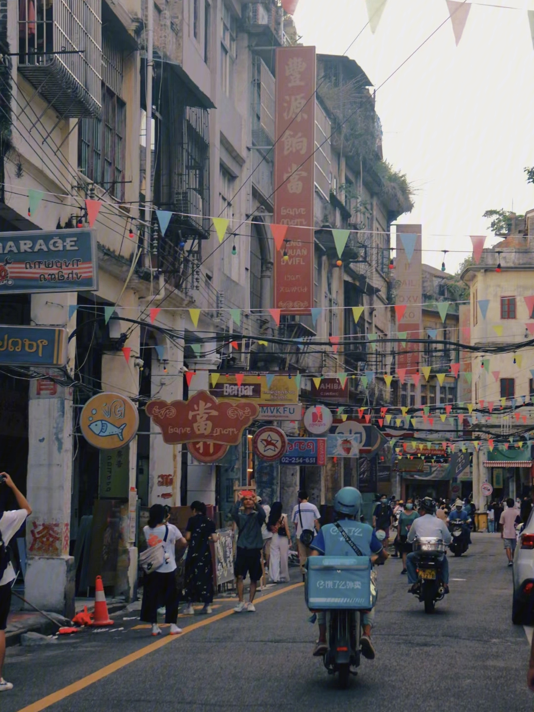 江门蓬江区步行街图片