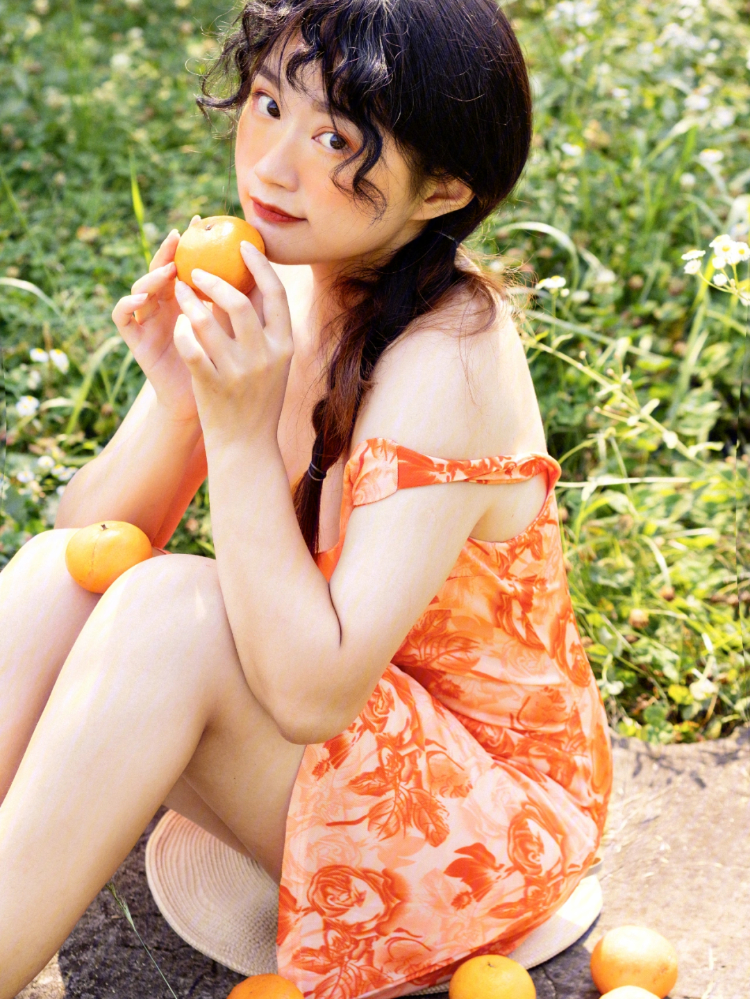 橘子汽水写真图片