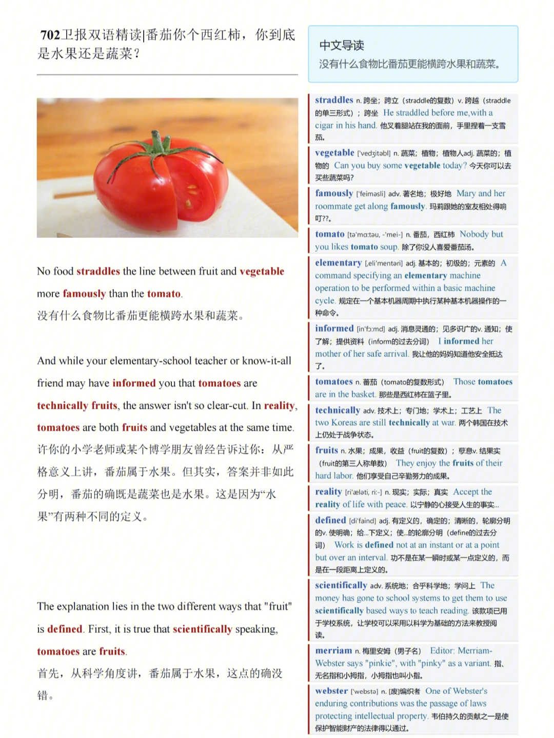 番茄英语怎么读图片