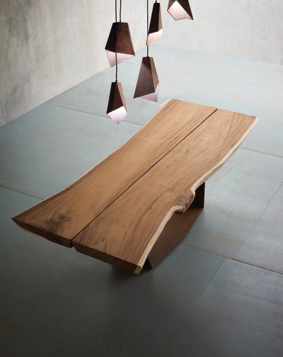 实木大板桌意大利品牌餐桌书桌
