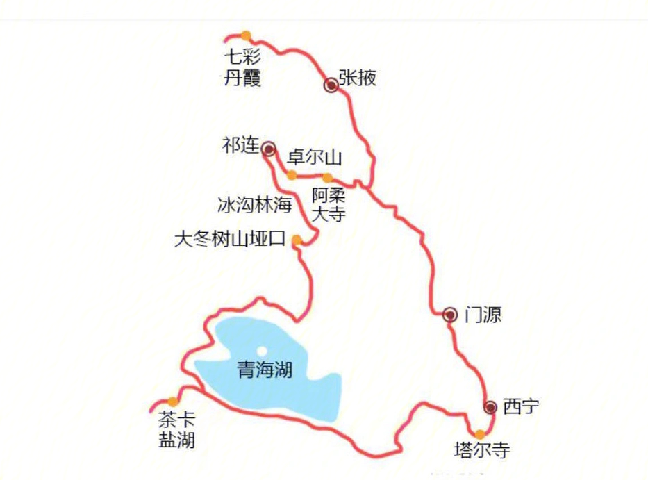 骑行秦岭小环线路线图图片