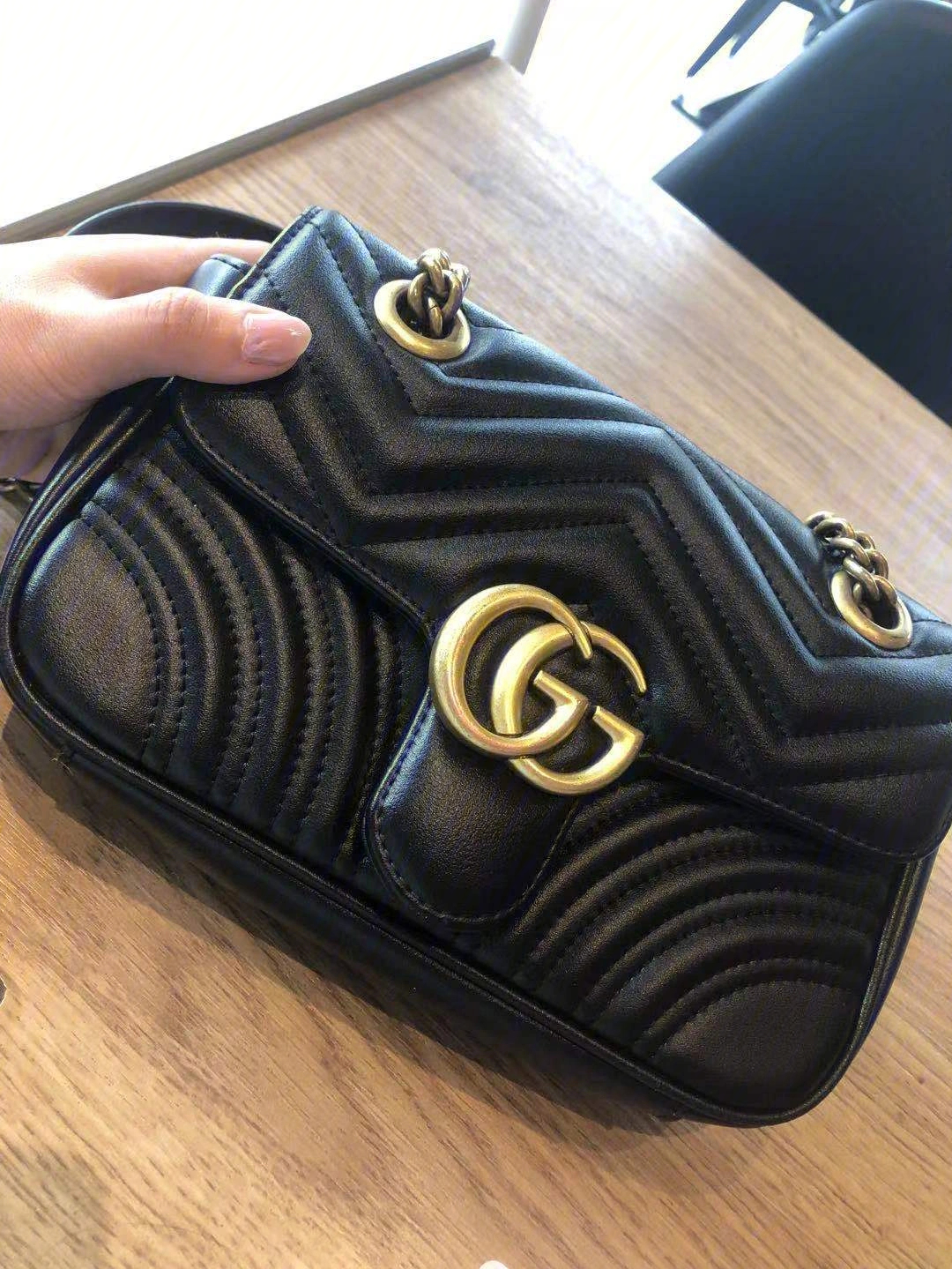 gucci爱心包尺寸图片