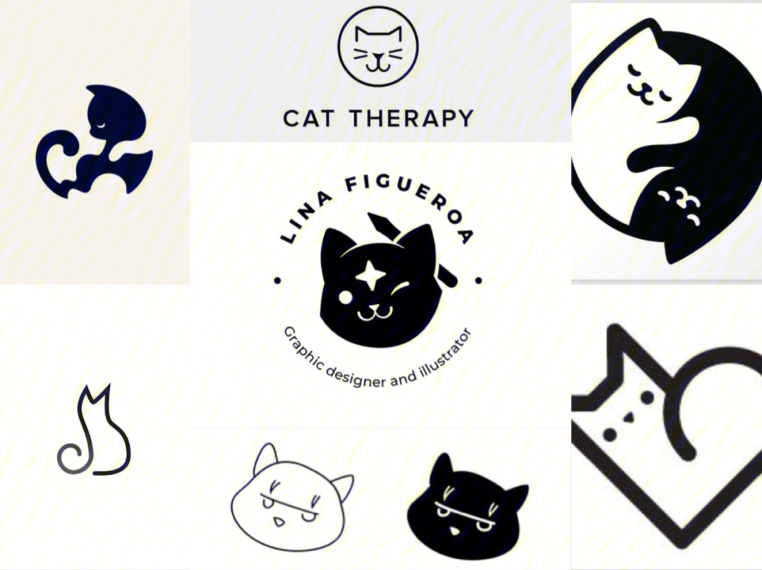 动物系列|猫猫的logo设计