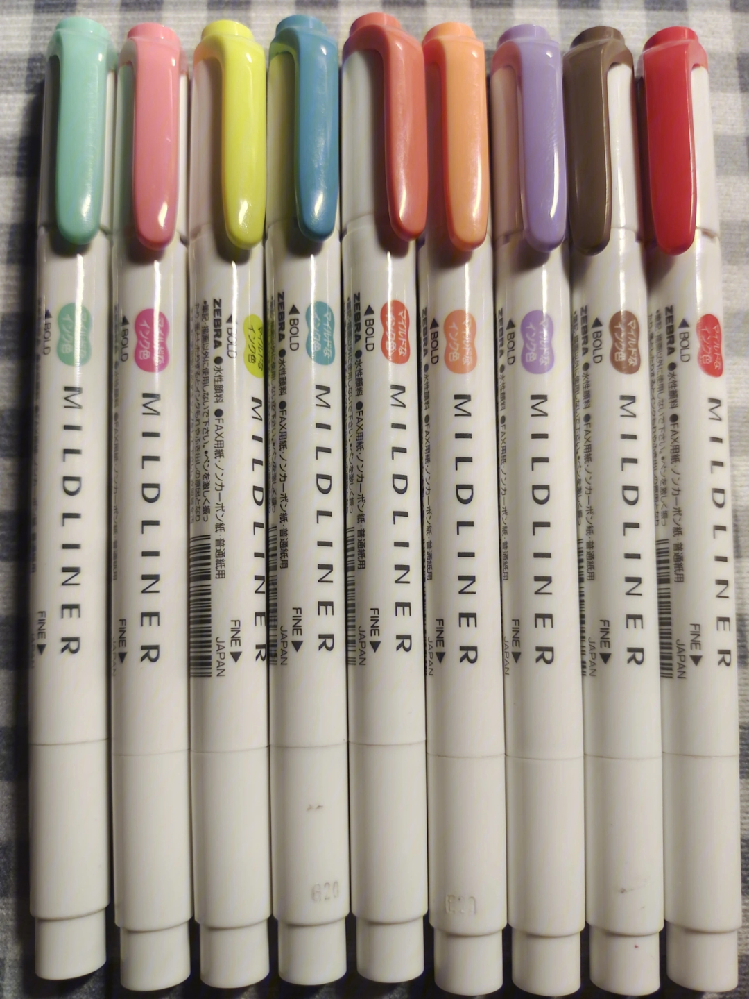 斑马荧光笔颜色代码图片