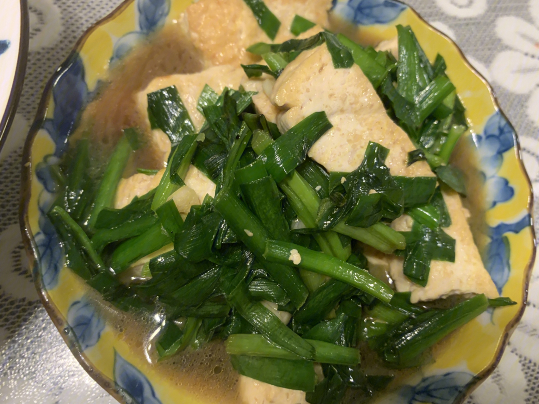 韭黄豆腐汤图片