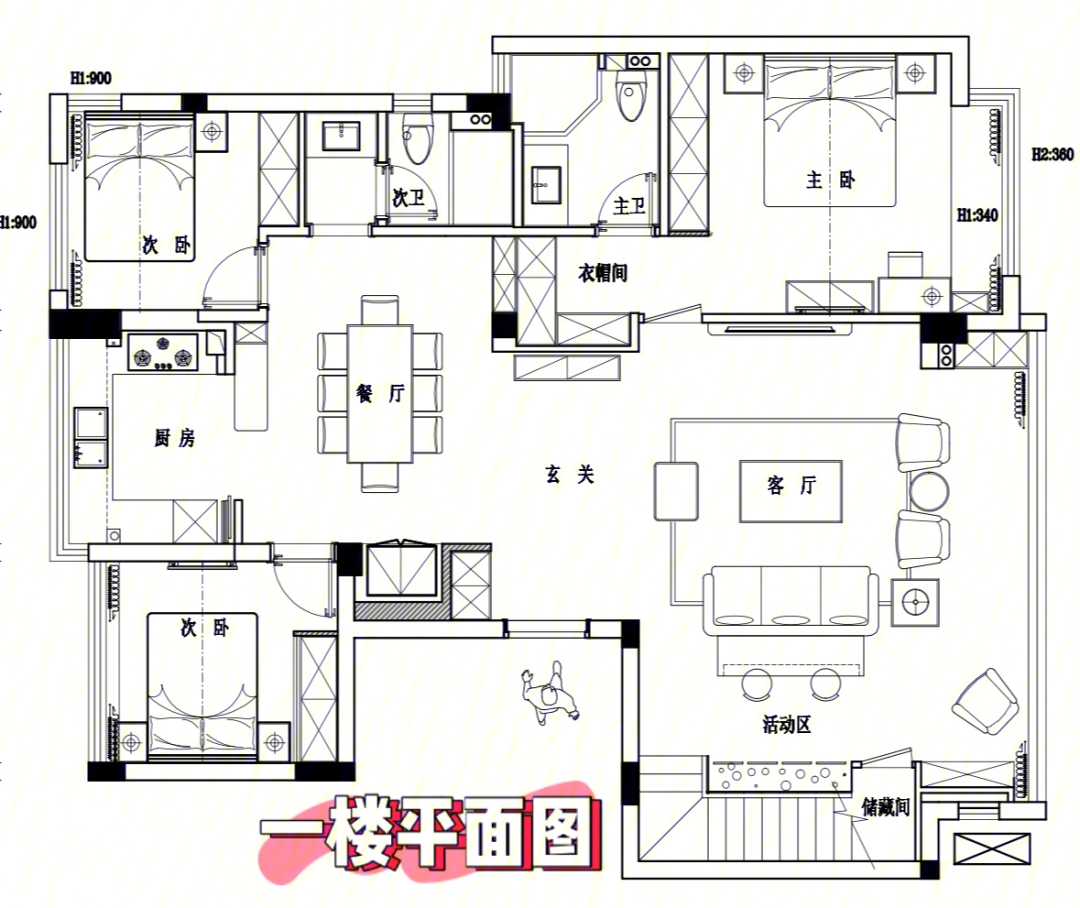 跃层立体户型图图片