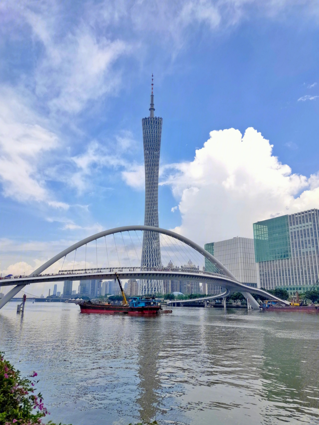 广州新地标广州免费新景点海心桥