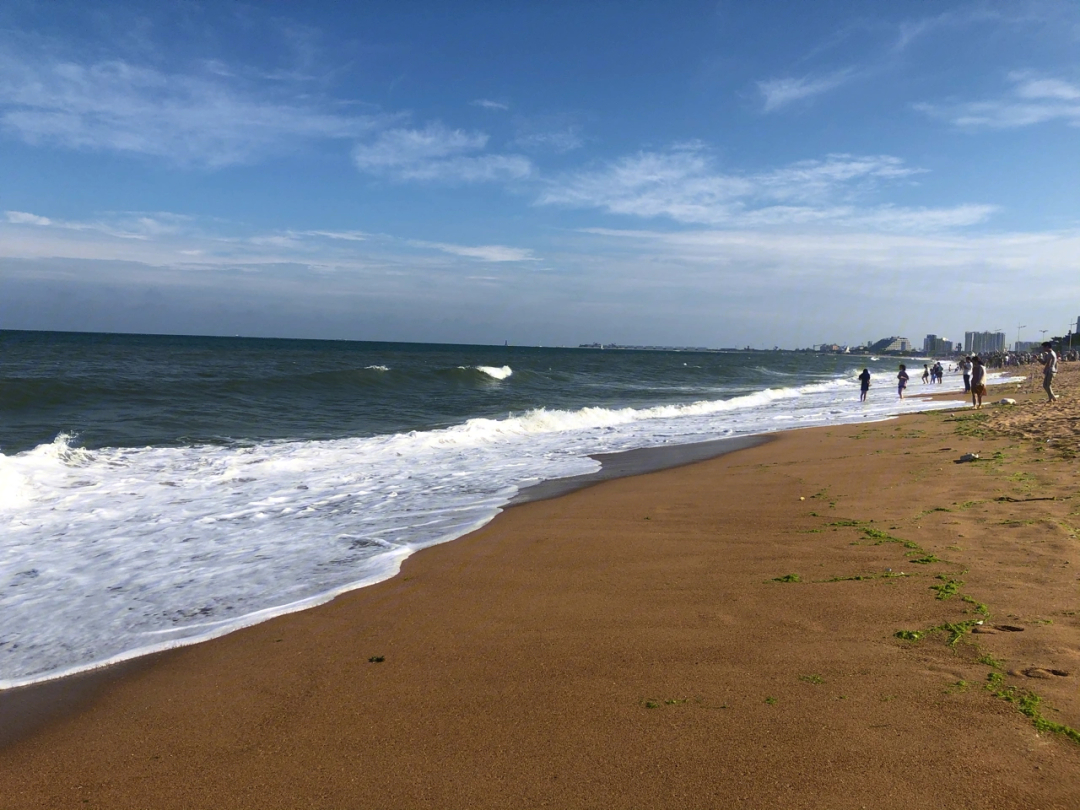 日照免费踩水海滩万平口景区攻略