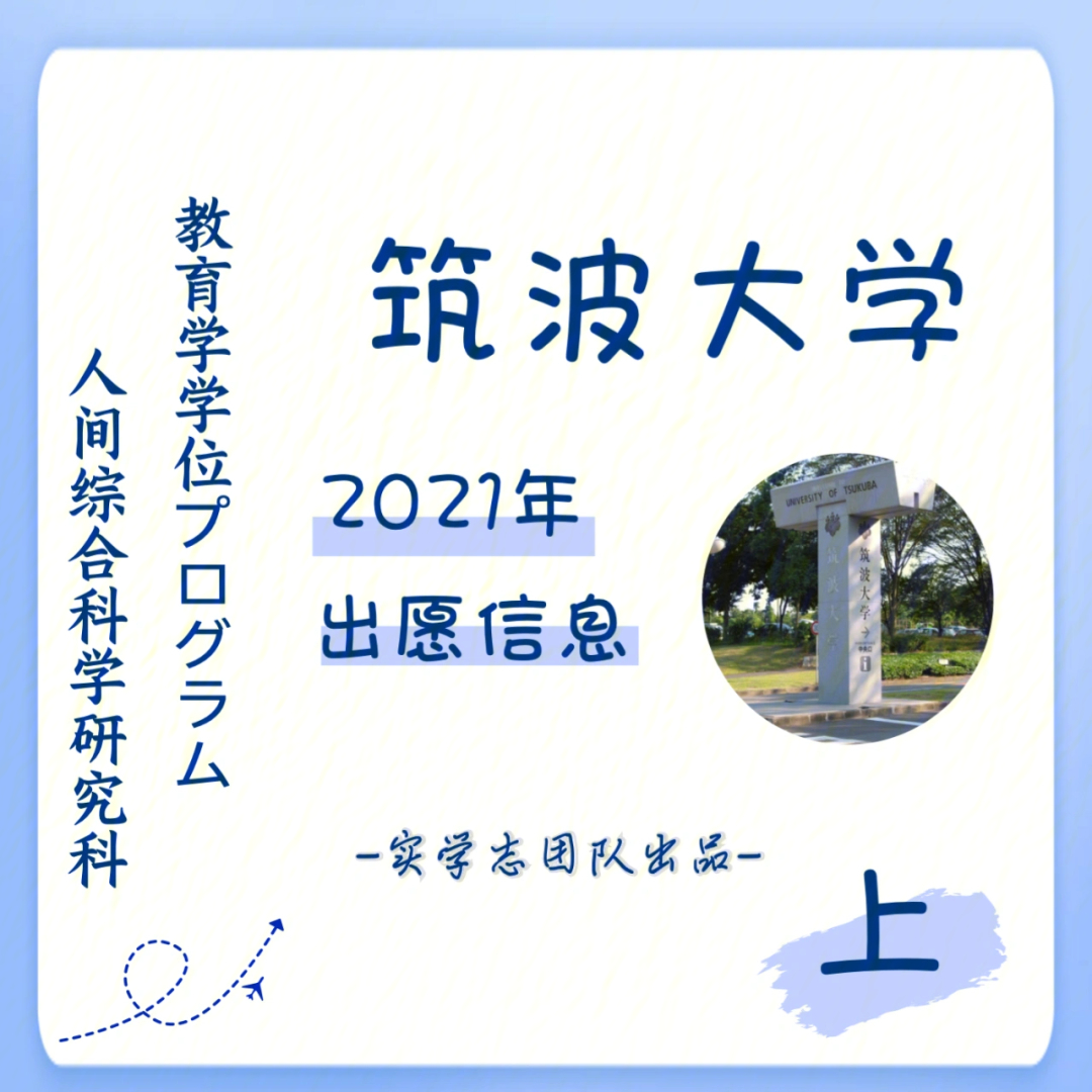 日本留学筑波大学人间综合科学出愿信息上