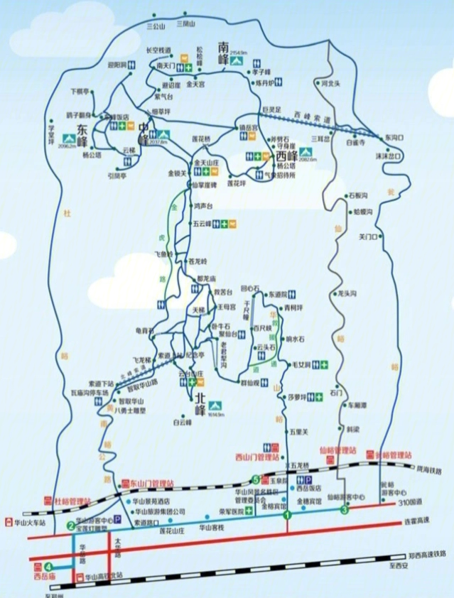 济南华山地图图片