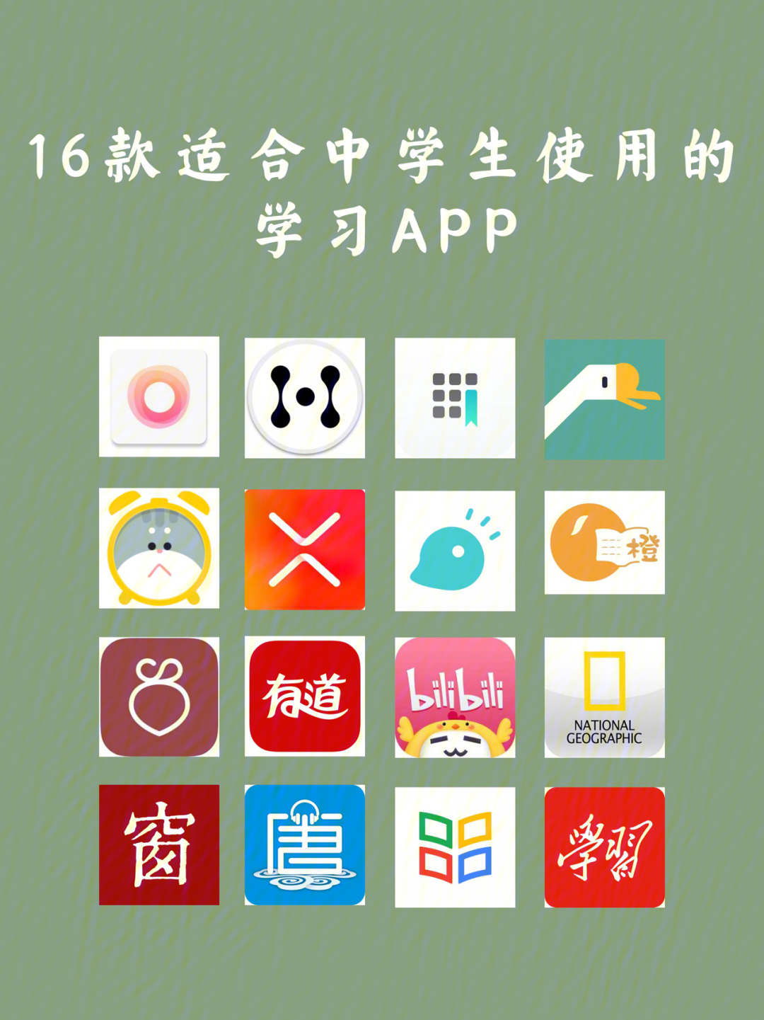 16款中学生必备app75学习提升靠自己