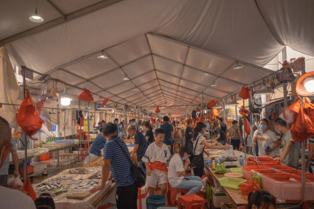 珠海朝阳海鲜市场摄影