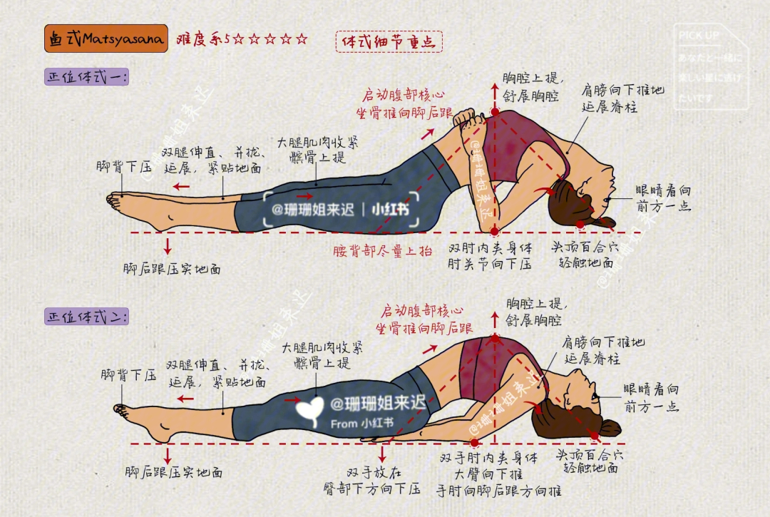 瑜伽体式006925鱼式持续更新