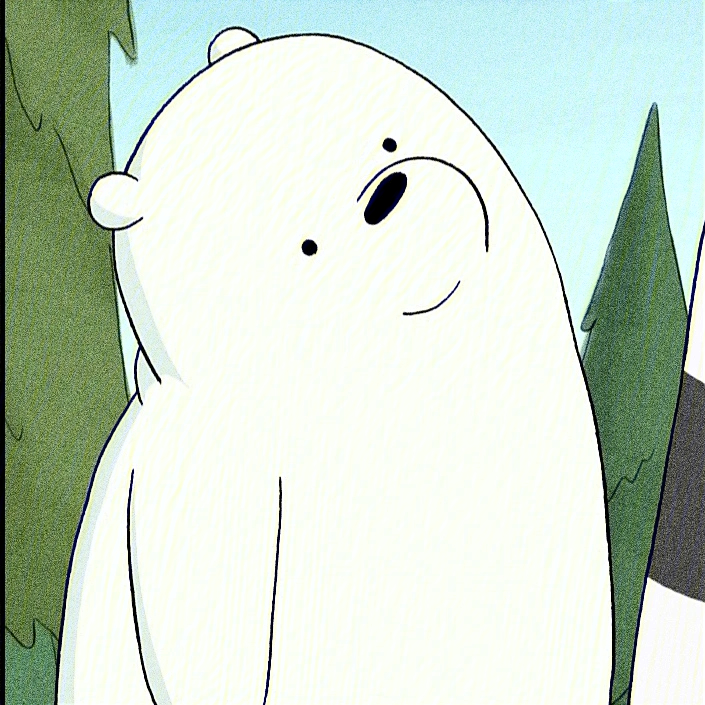 咱们裸熊白熊吐舌头图片