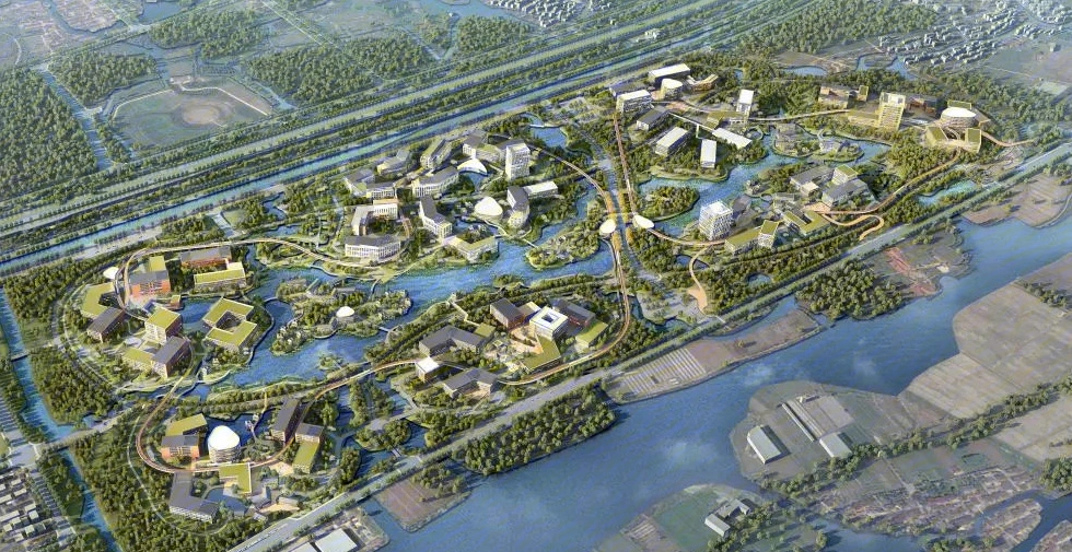 华为淀山湖基地正式启动建设2021年,正如火如荼建设中现在东莞松山湖