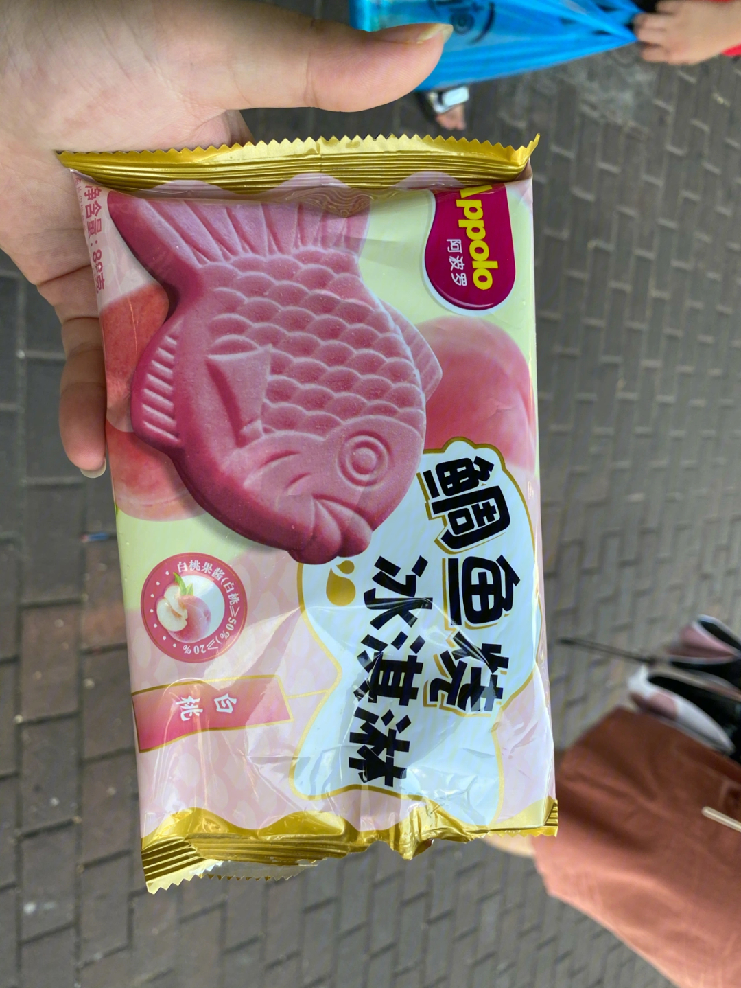 鲷鱼烧白桃冰淇淋