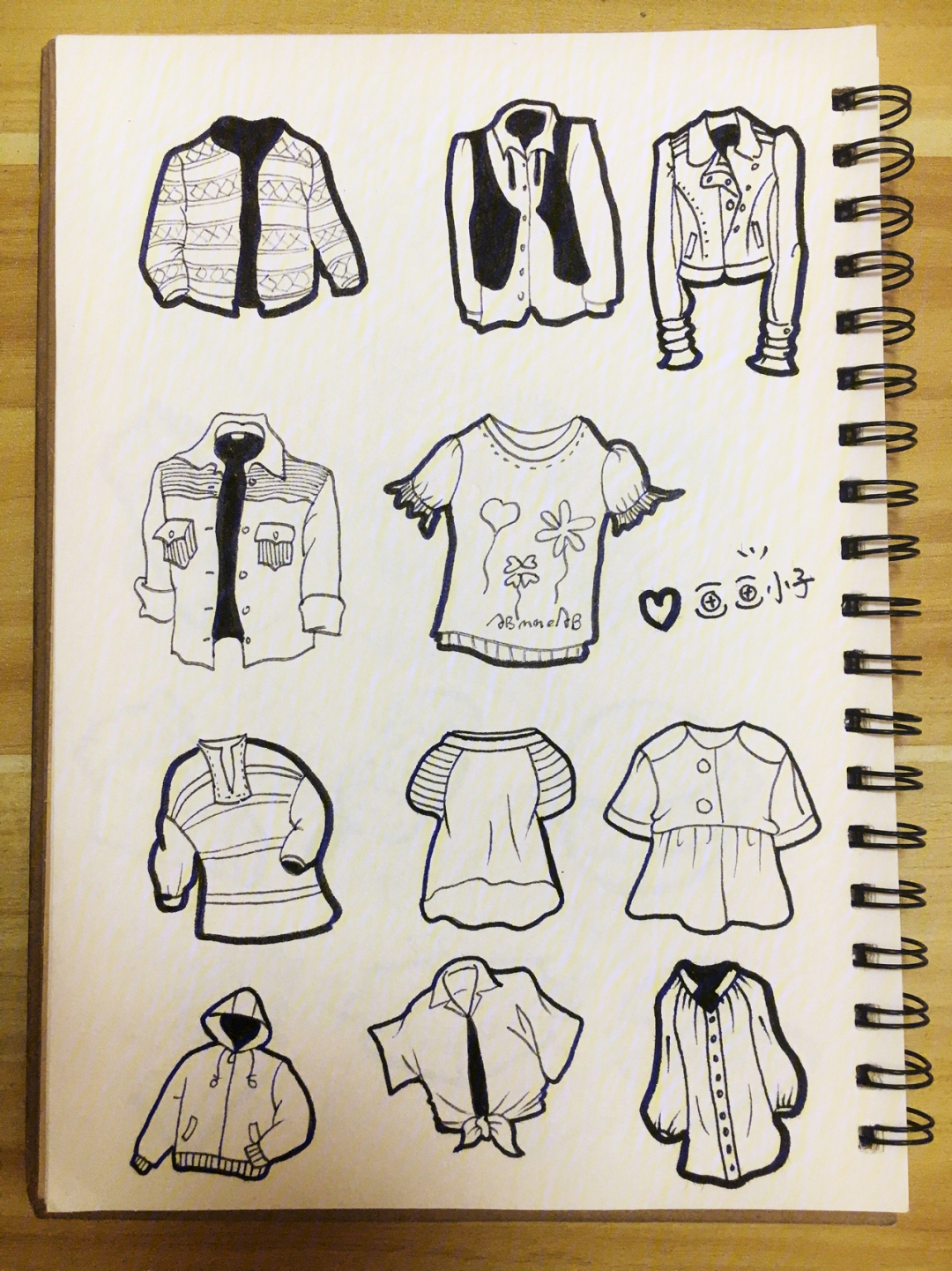 男生漫画衣服100种画法图片