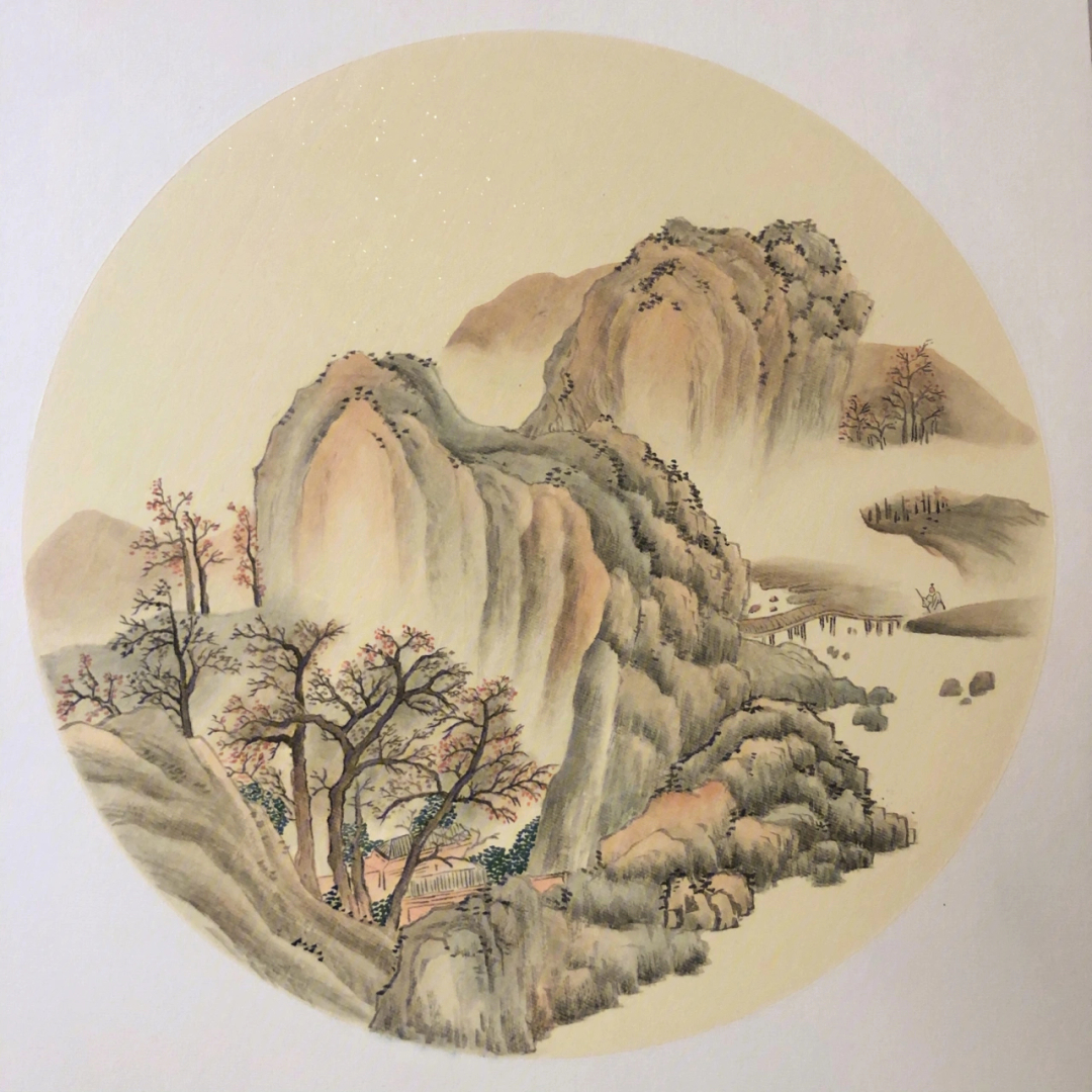 浅绛山水代表画作图片