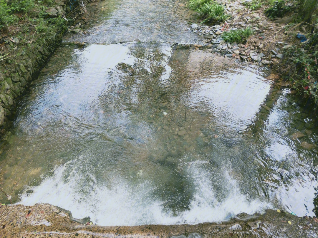 清澈溪水