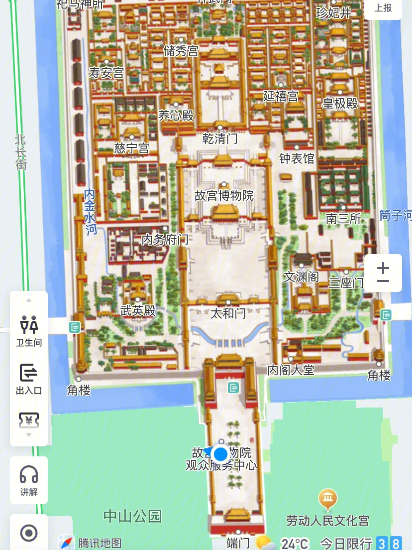 北京名胜古迹分布图图片