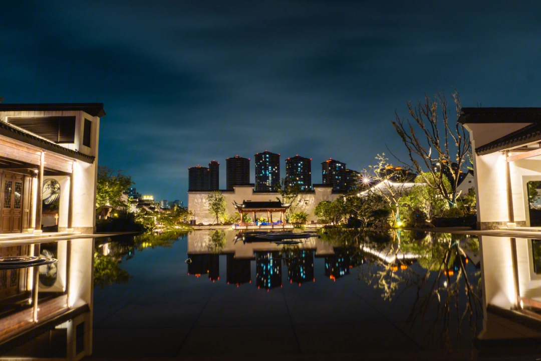 闲林埠老街夜景