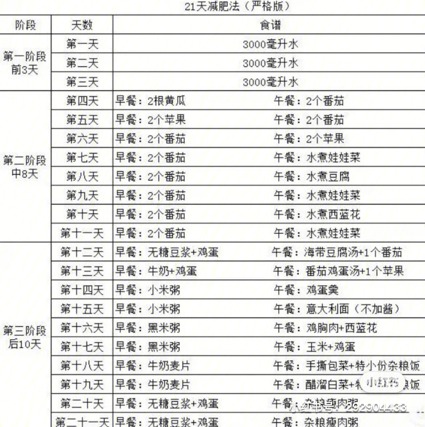 尚赫减肥食谱图片