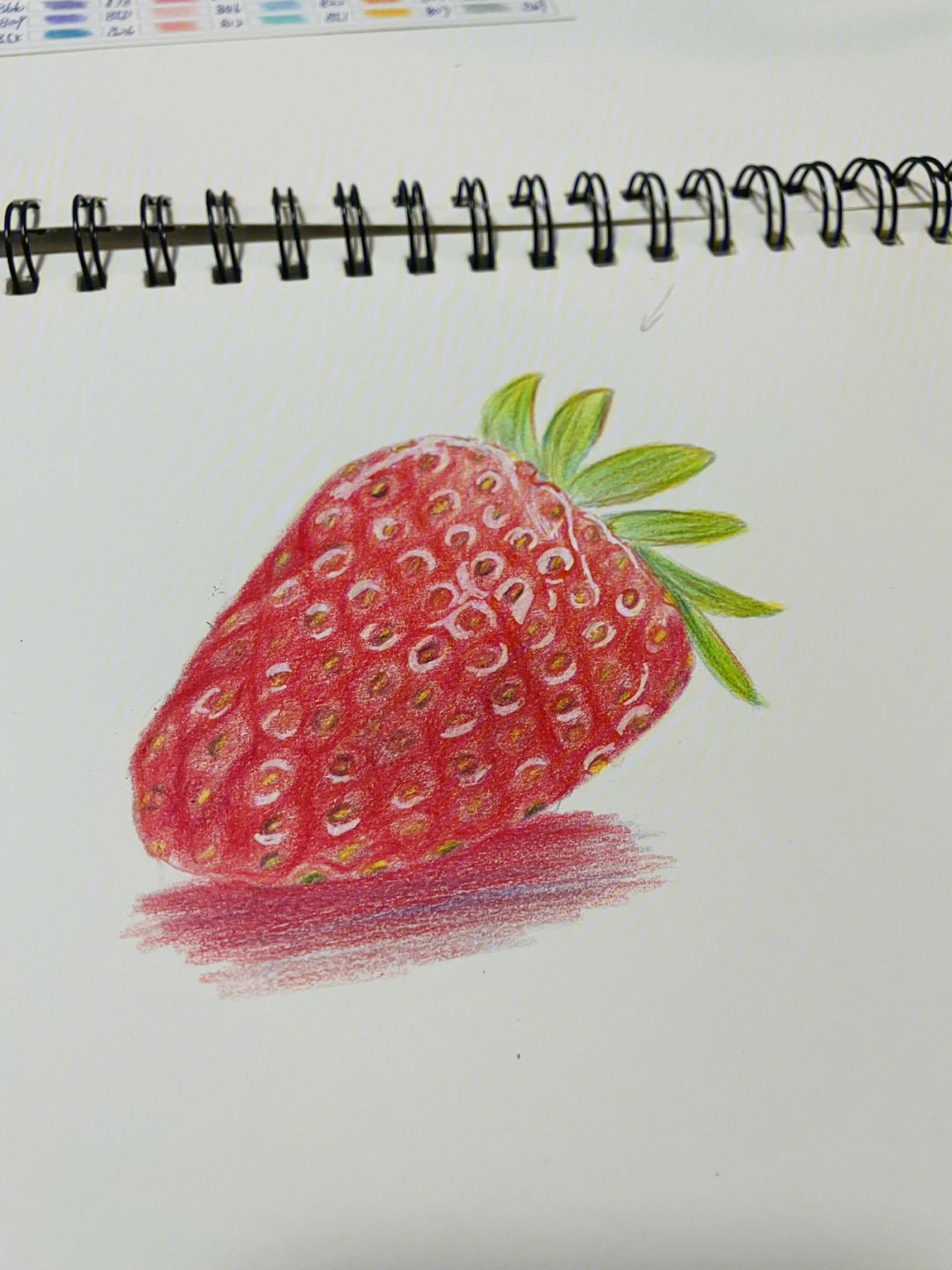 彩铅草莓