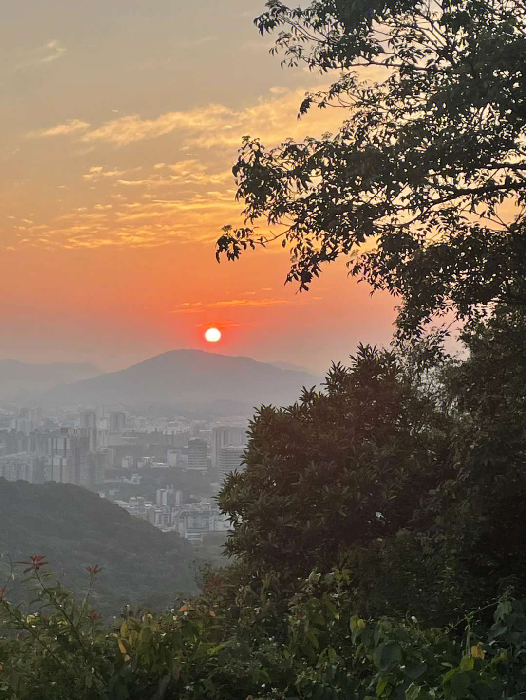 日出白云山