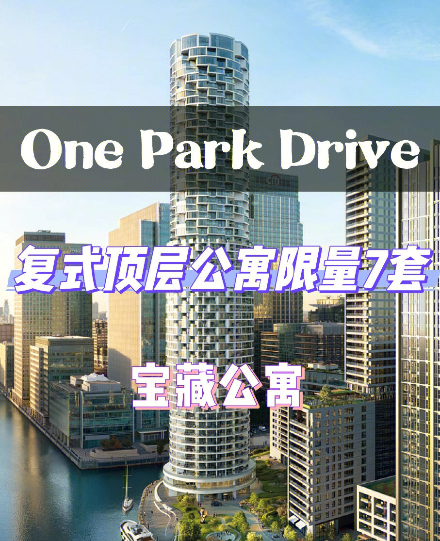 96one park drive复式顶层公寓限量7套