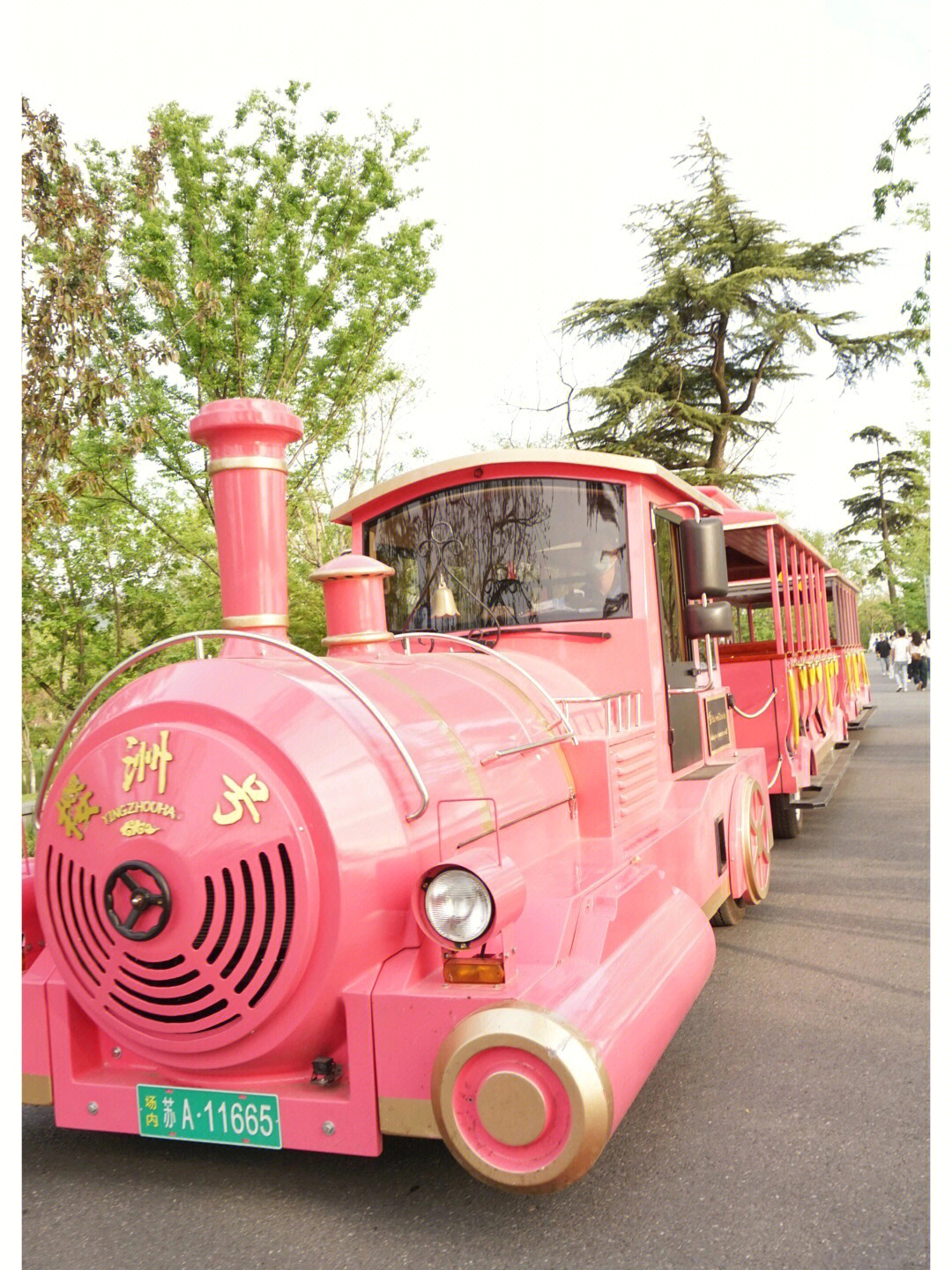 玄武湖小火车图片
