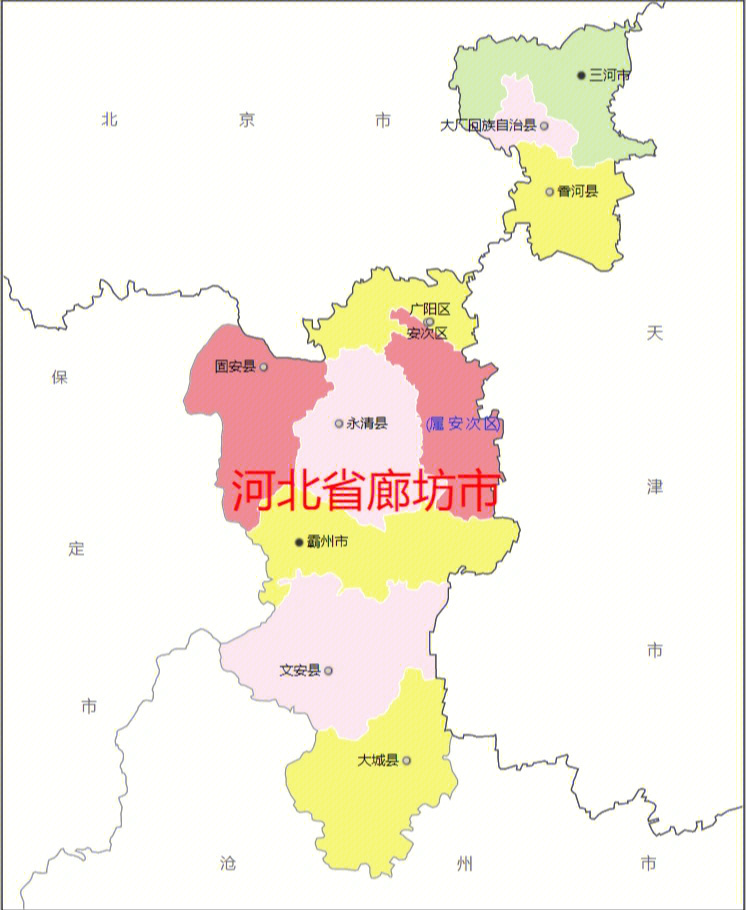 廊坊市开发区地图图片