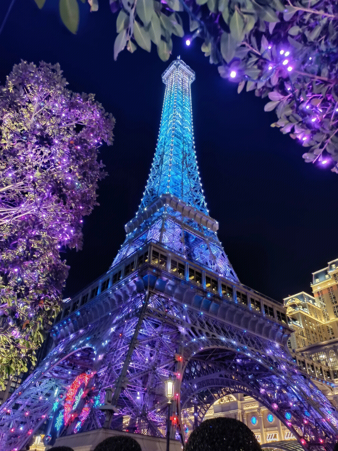 澳门夜景摄影78巴黎人铁塔
