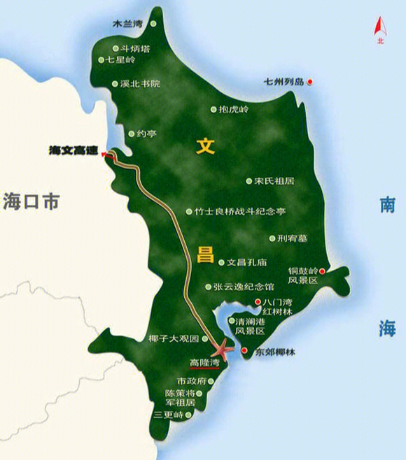 文昌清澜地图图片