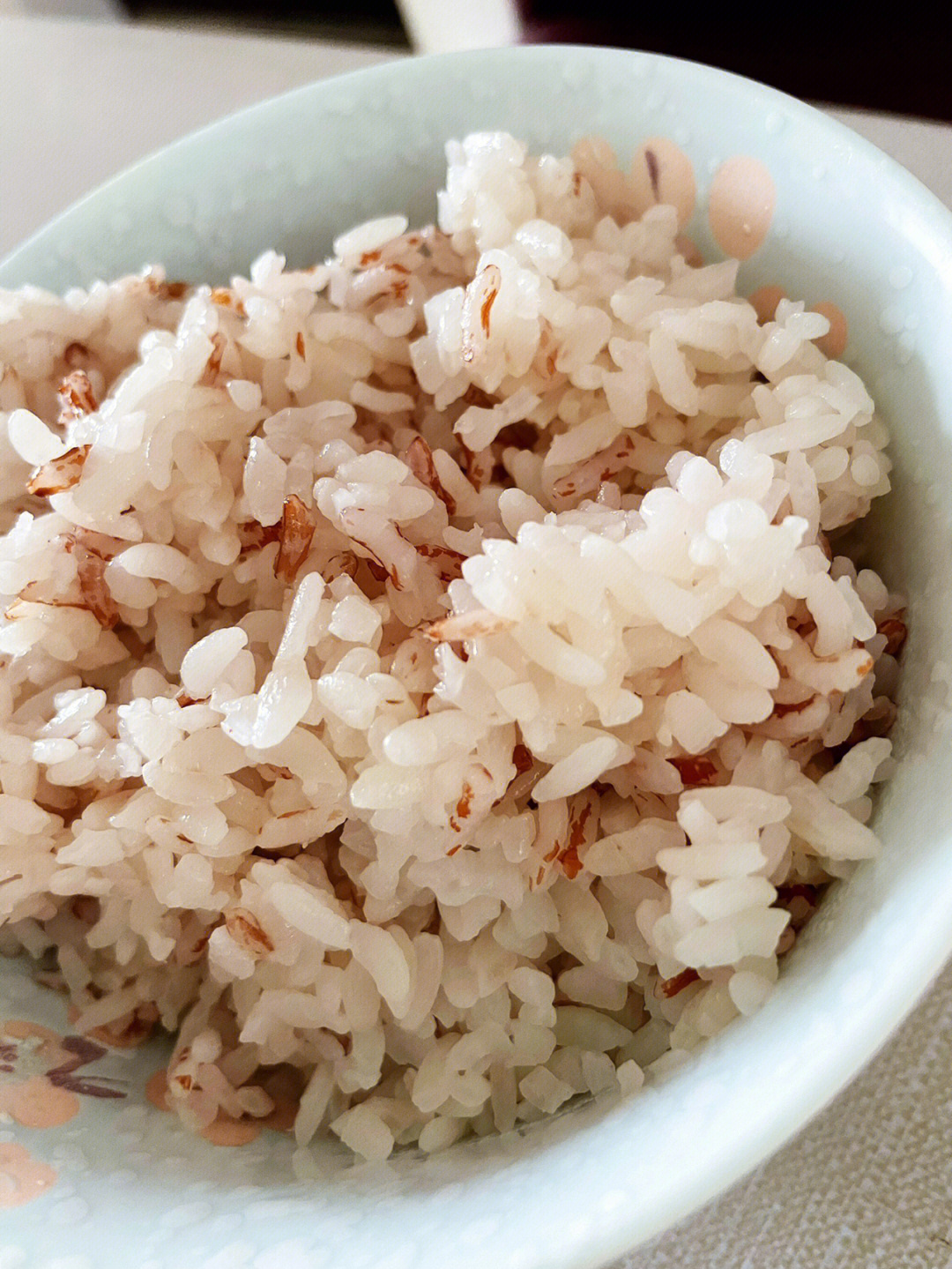 蒸肉末,熬了点油渣,拌红米大米饭,能吃到满足舒服