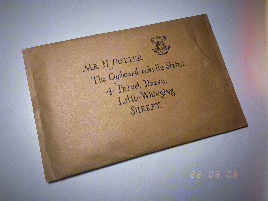 哈利波特信封折法图片