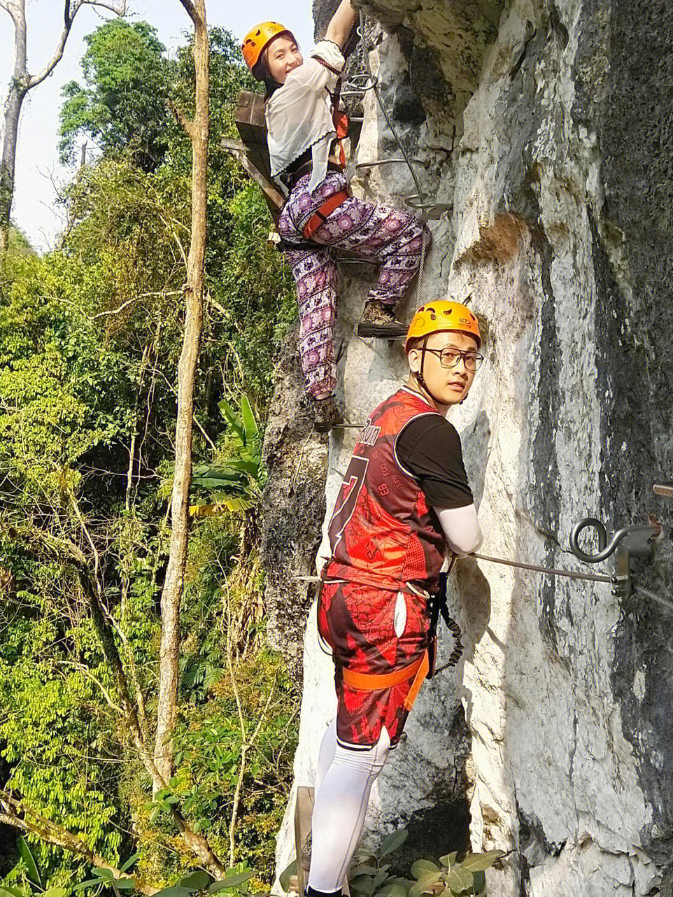 大觉山飞拉达攀岩图片