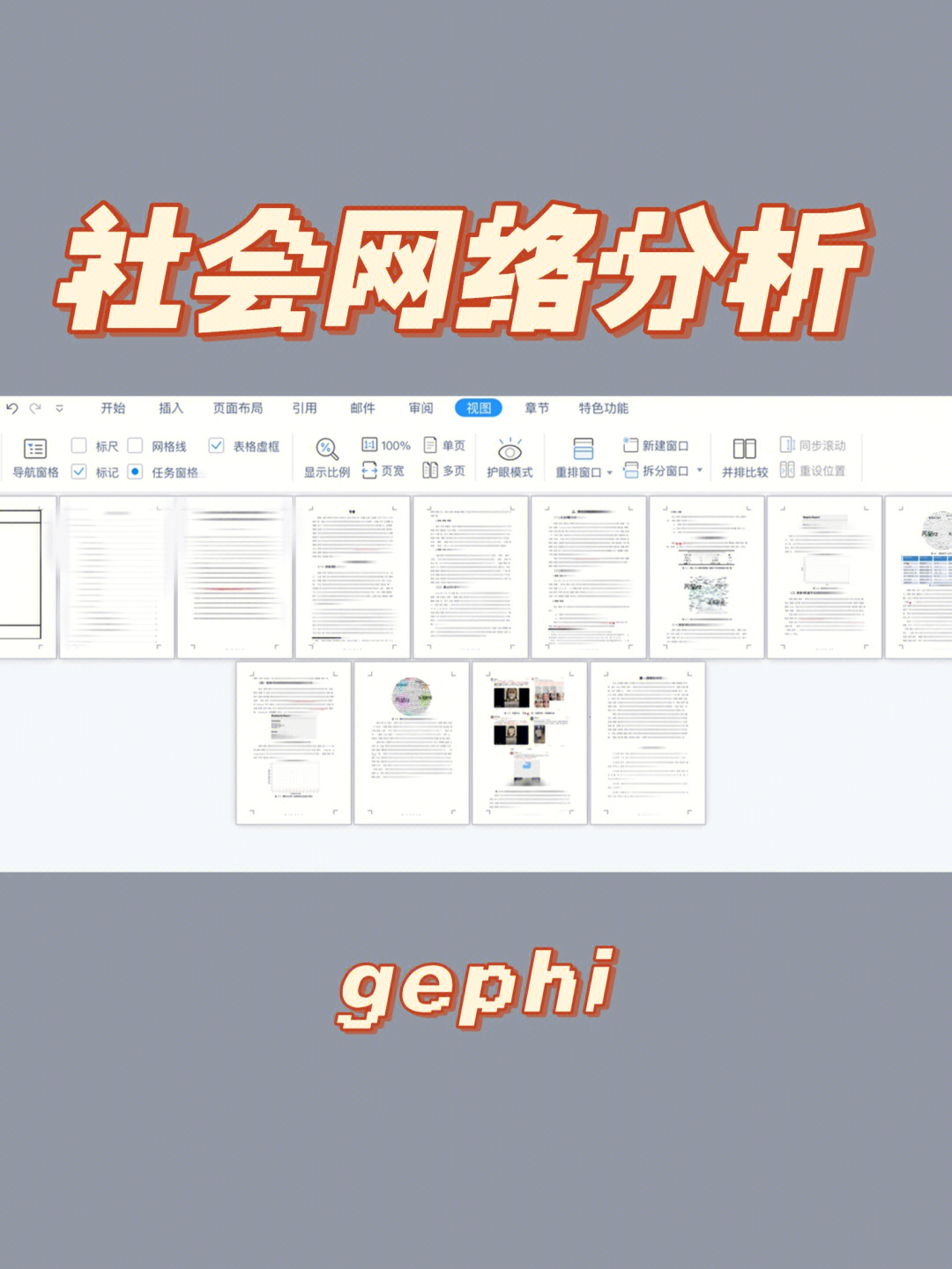 gephi生成社交网络图图片