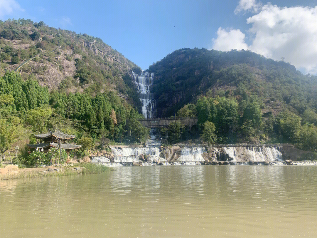 打卡天台山大瀑布