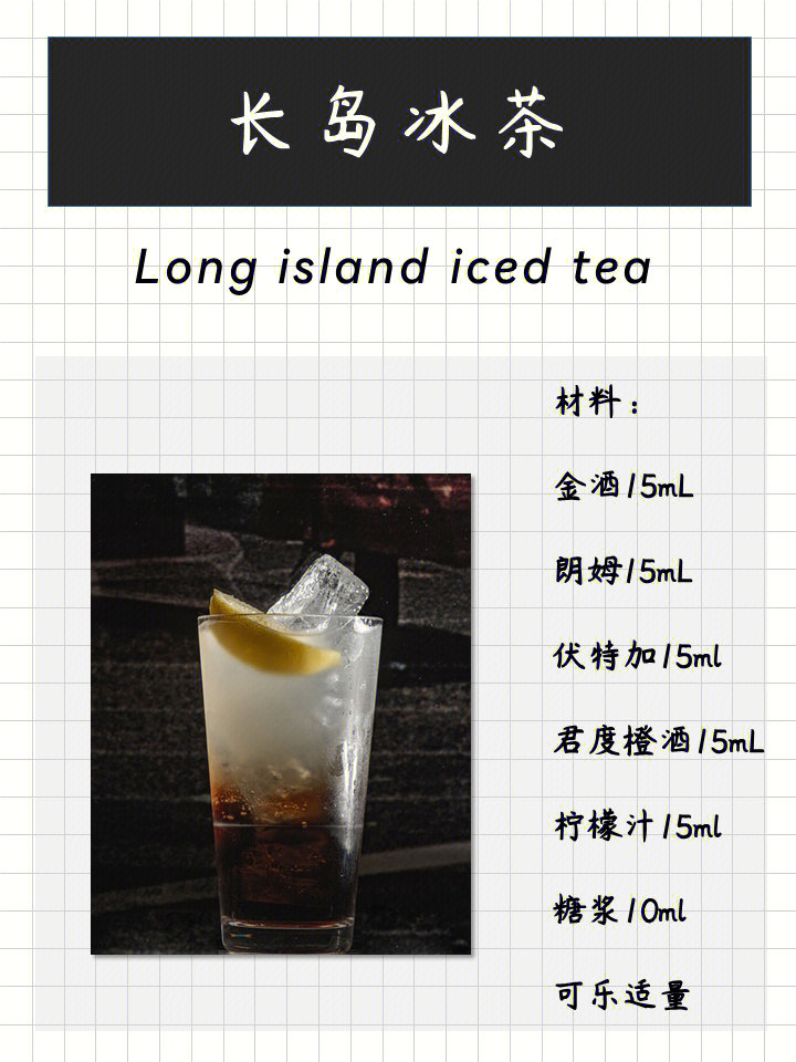 长岛冰茶度数图片