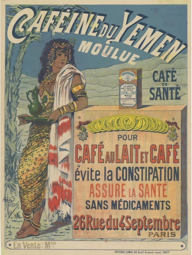 19世纪末的一张法国咖啡海报