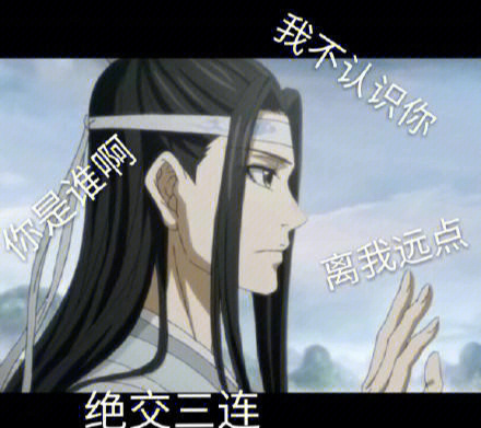 魔道祖师蓝忘机表情包