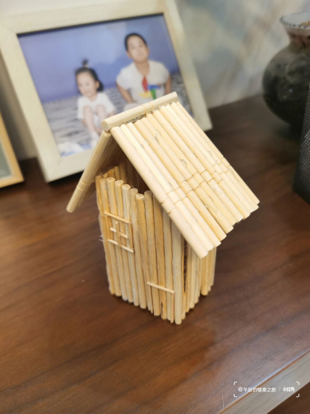 筷子做的房子的步骤图图片