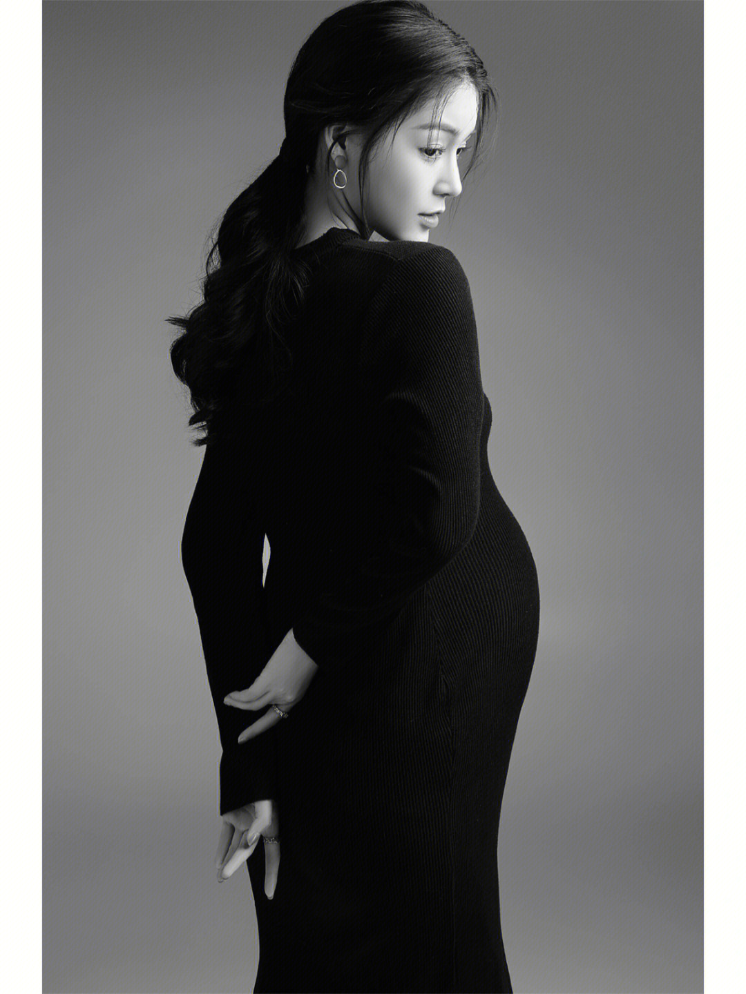 黑白肖像孕妇照质感情绪故事孕妇照