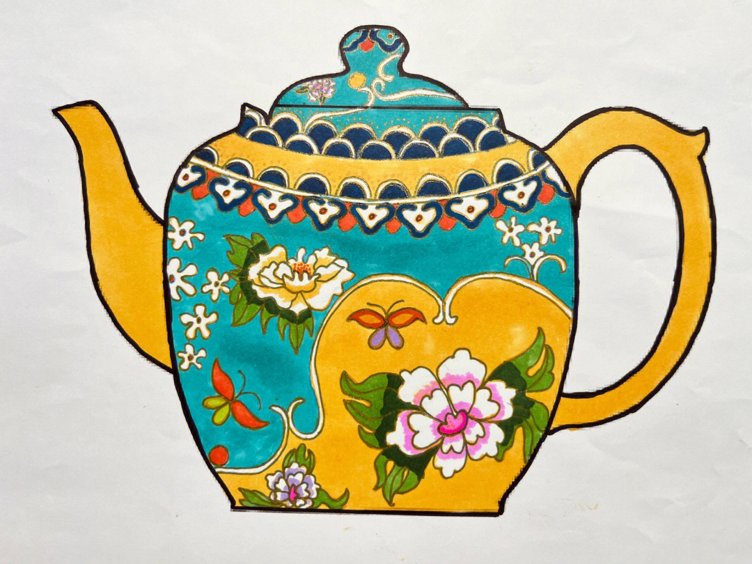创意美术茶壶图片